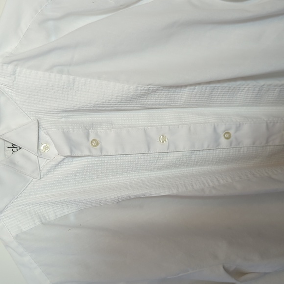 Wychwood Company white tuxedo shirt. Worn once for a masquerade ball. - Picture 4 of 7